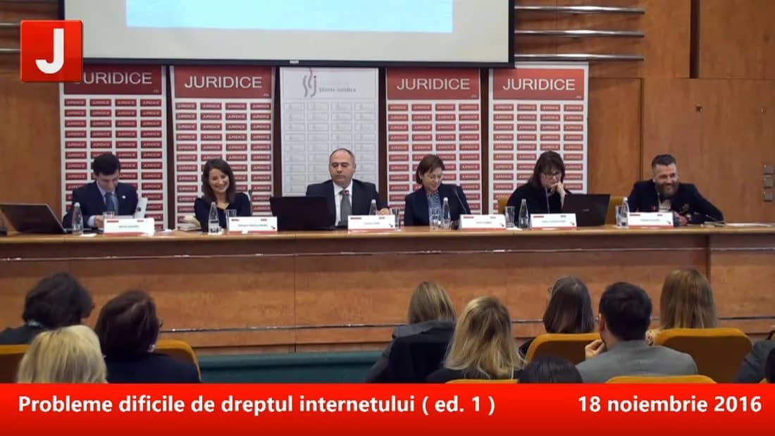 Probleme dificile de dreptul internetului (prima ediție) | PANEL 1