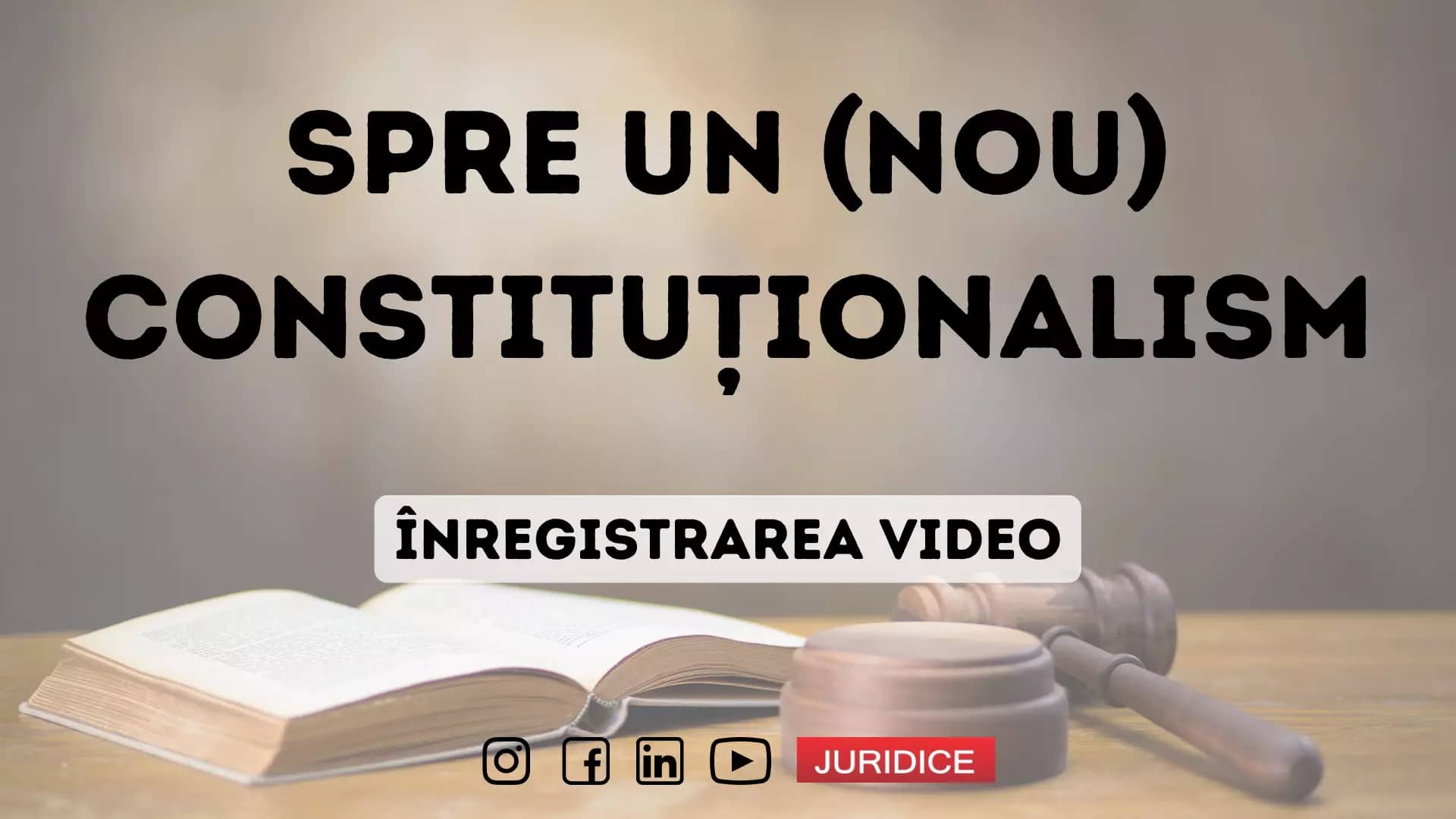 Spre un (nou) constituționalism / 16 martie 2023
