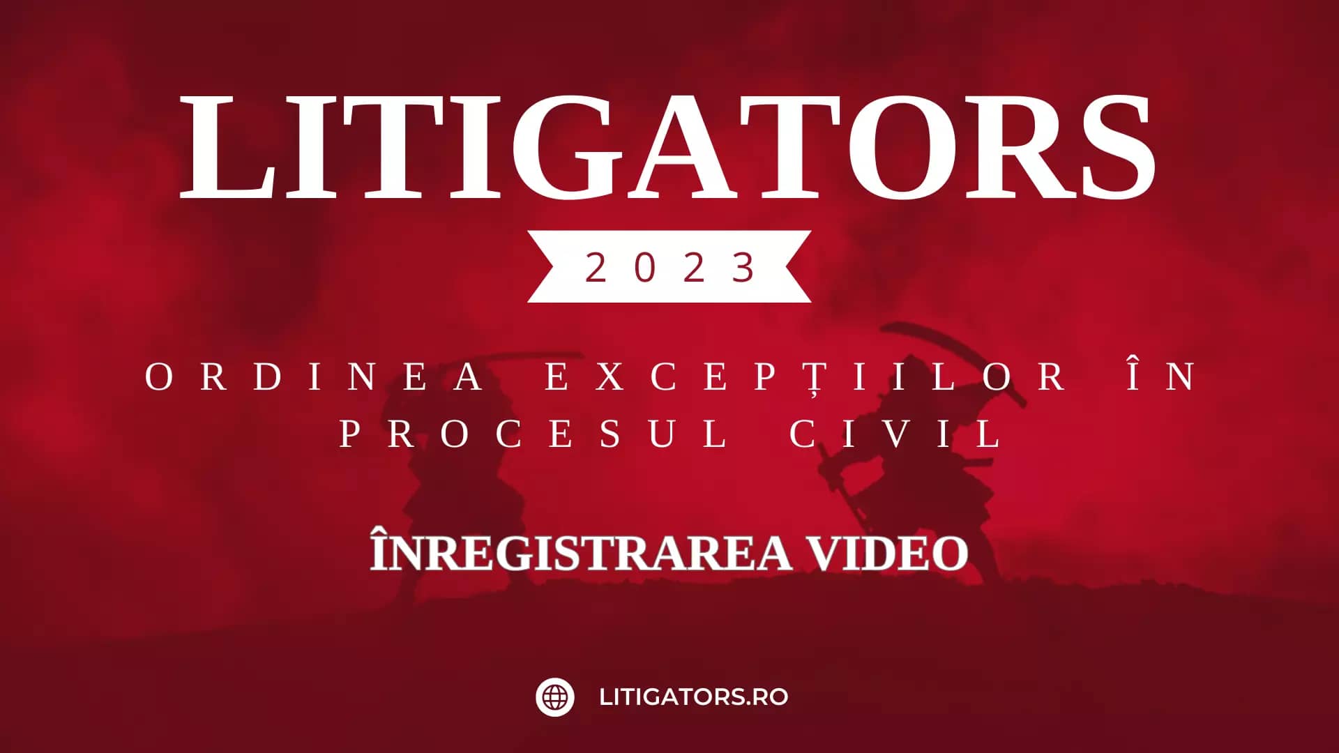 LITIGATORS 2023. Ordinea excepțiilor în procesul civil / 16 martie 2023