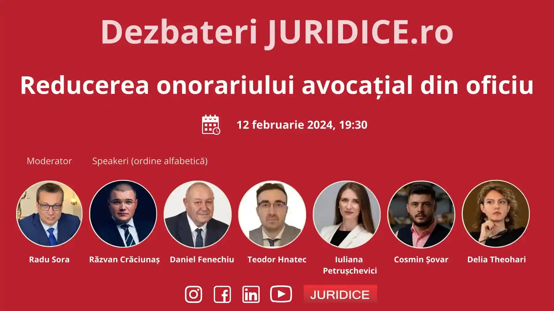 Reducerea onorariului avocațial din oficiu / 12 februarie 2024 (ediția 626)