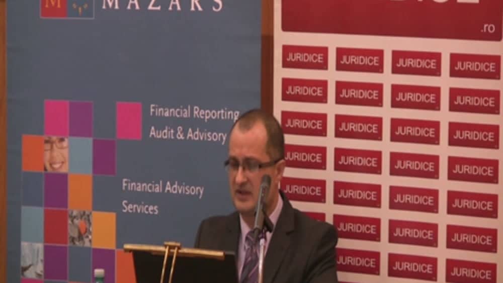 Alexandru Matyas | Probleme dificile de drept fiscal | 23 noiembrie 2012