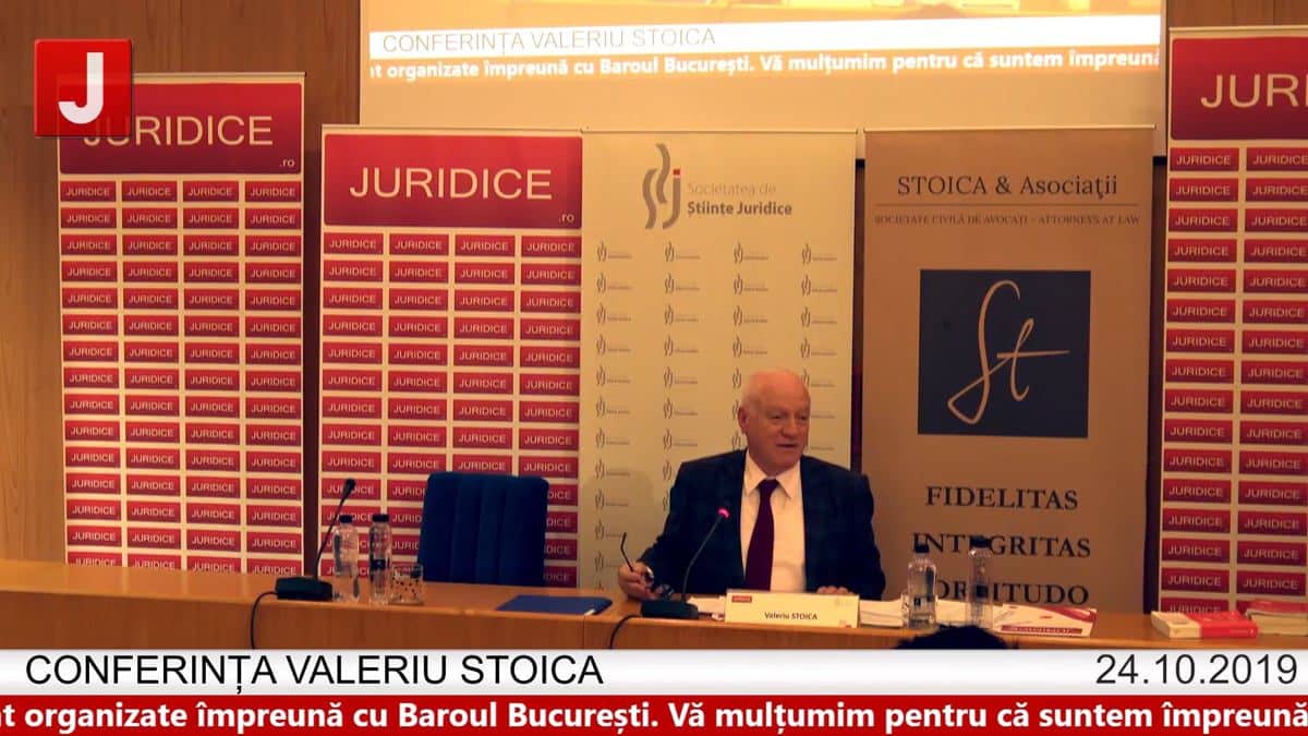 Valeriu Stoica – Conferința Valeriu Stoica 2019