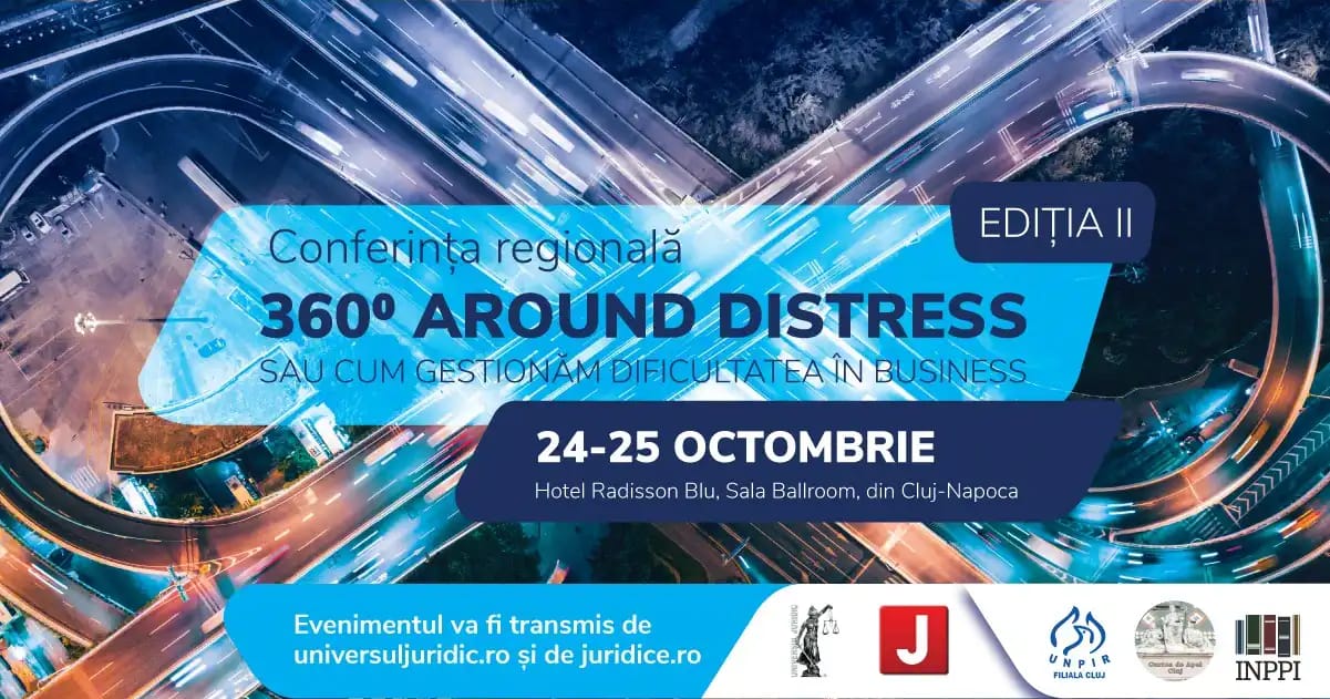 360° around distress sau cum gestionăm dificultatea în business. Ed. 2 / 25 noiembrie 2024