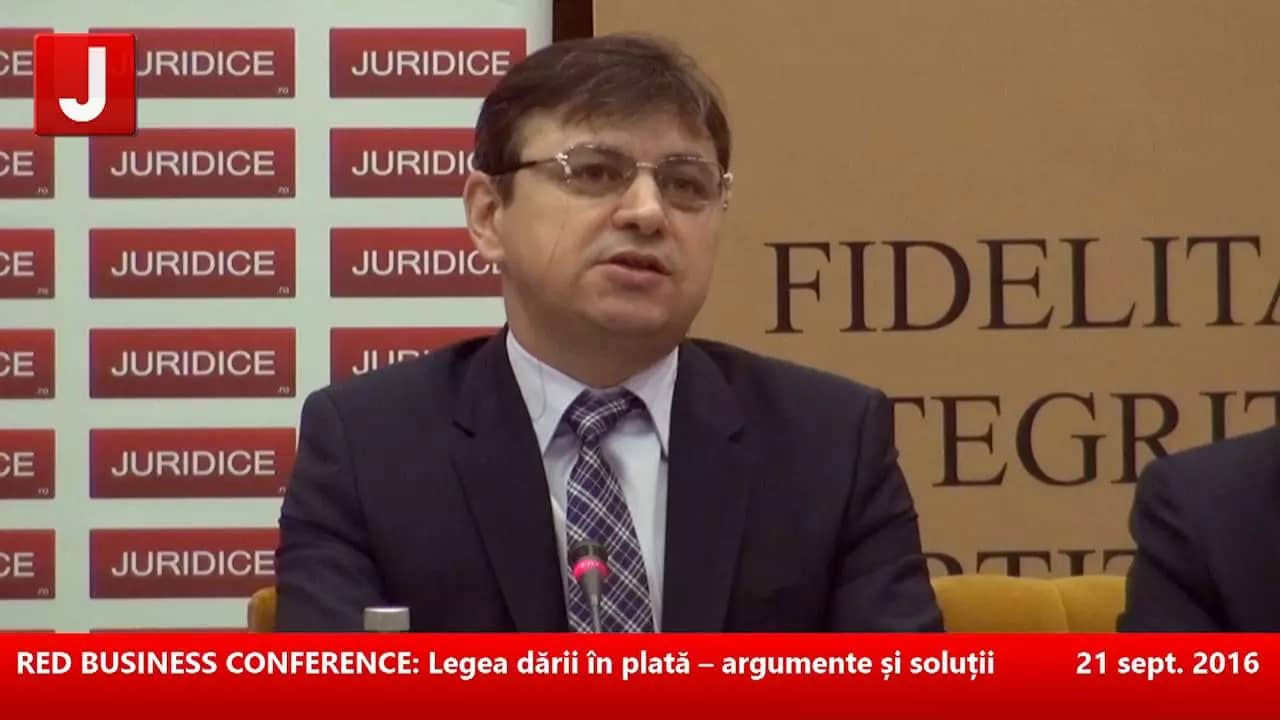 Legea dării în plată – argumente și soluții 21.09.2016 (panel 1)