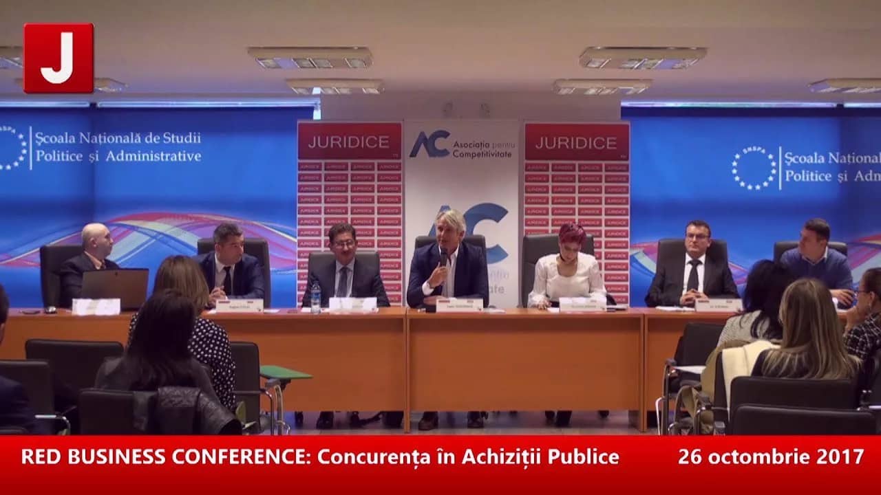 RED BUSINESS CONFERENCE: Concurența în Achiziții Publice 26.10.2017