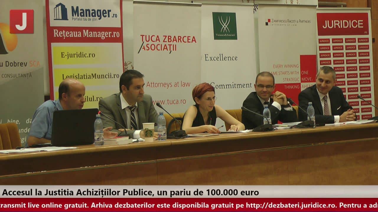 Accesul la Justiția Achizițiilor Publice, un pariu de 100.000 euro (ediția 27)
