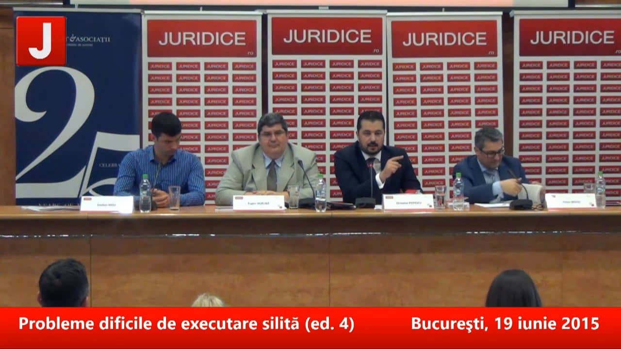Probleme dificile de executare silită (ed. 4) | PANEL 2