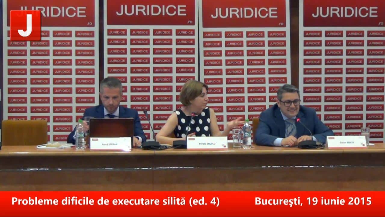 Probleme dificile de executare silită (ed. 4) | PANEL 3