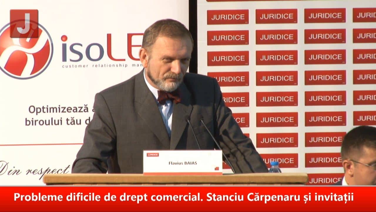 Probleme dificile de drept comercial (ed. 1) | CONFERINȚA CĂRPENARU | PANEL 1