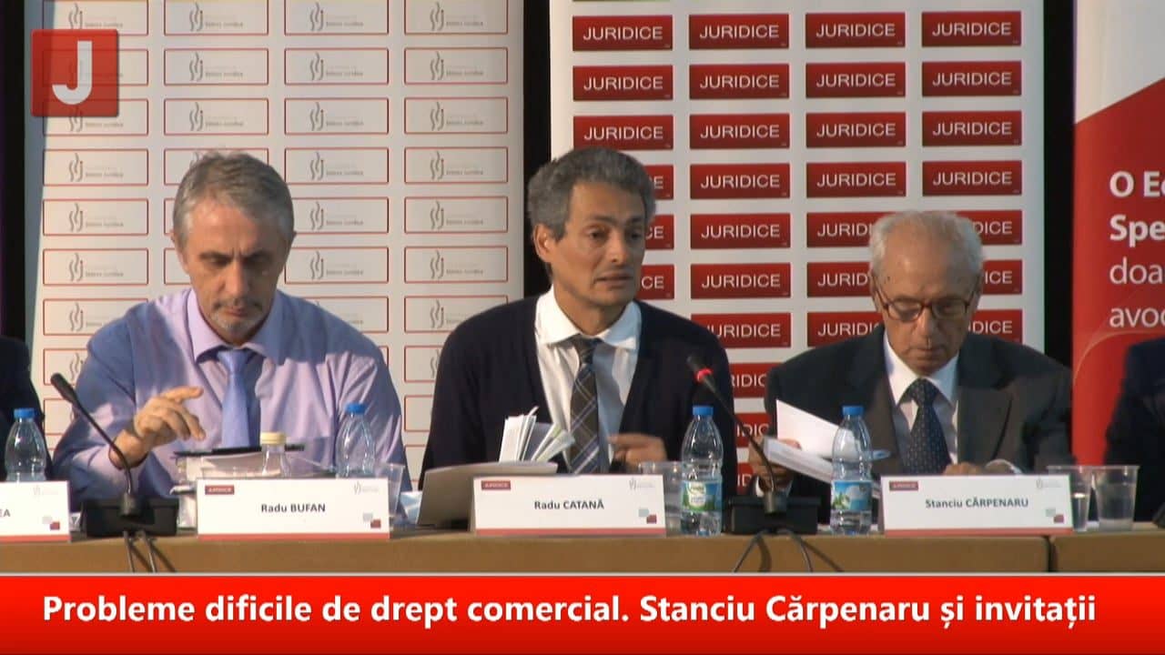 Probleme dificile de drept comercial (ed. 1) | CONFERINȚA CĂRPENARU | PANEL 2