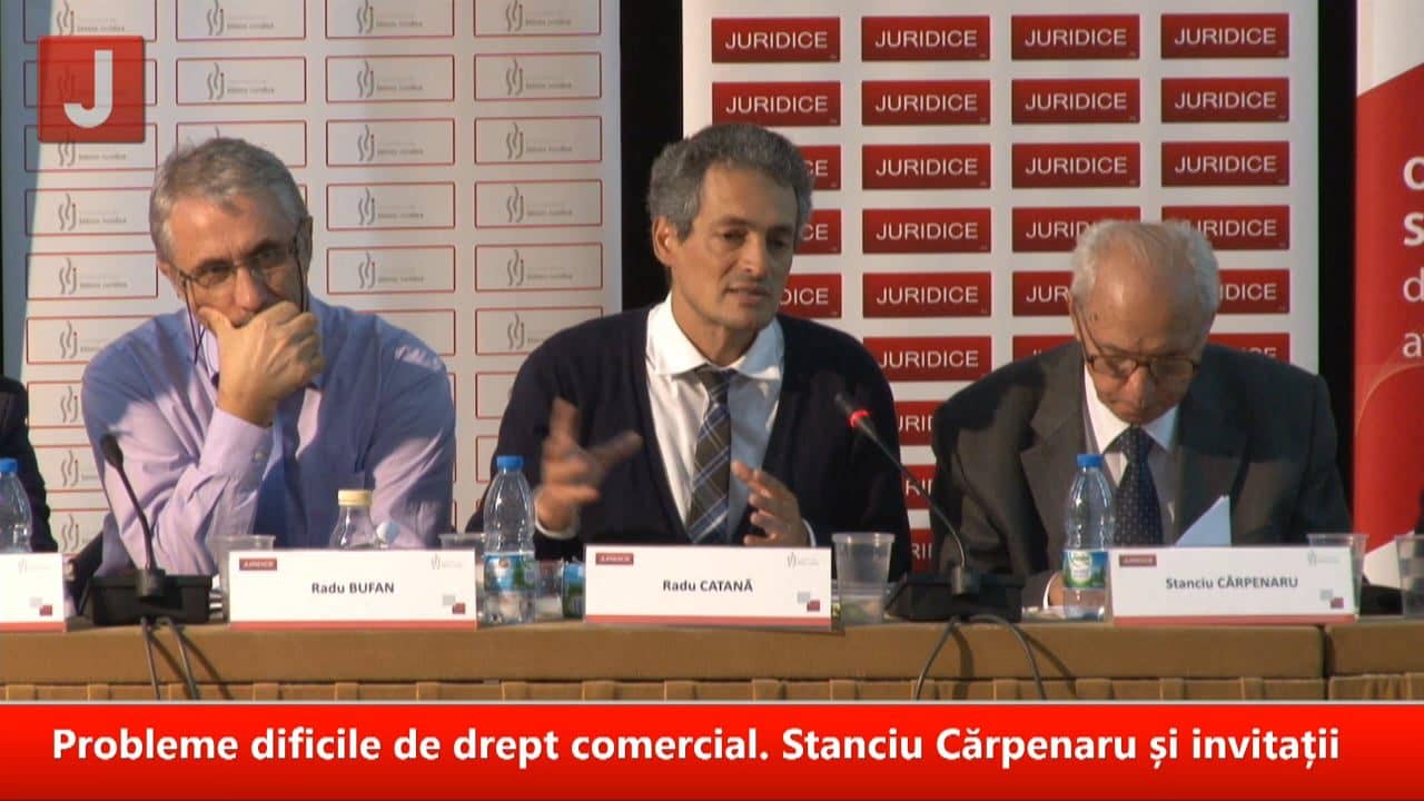Probleme dificile de drept comercial (ed. 1) | CONFERINȚA CĂRPENARU | PANEL 3