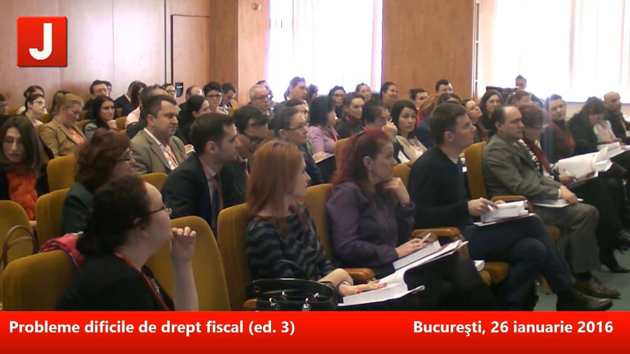 Probleme dificile de drept fiscal (ed. 3) | PANEL 1