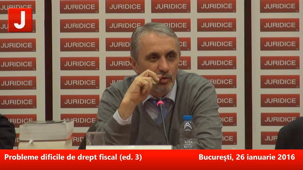 Probleme dificile de drept fiscal (ed. 3) | PANEL 4