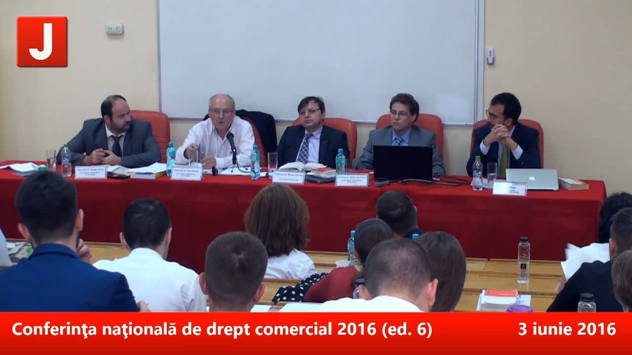 Conferinţa naţională de drept comercial 2016 (ed. 6) | PANEL 2