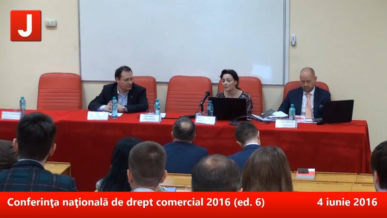 Conferinţa naţională de drept comercial 2016 (ed. 6) | PANEL 5