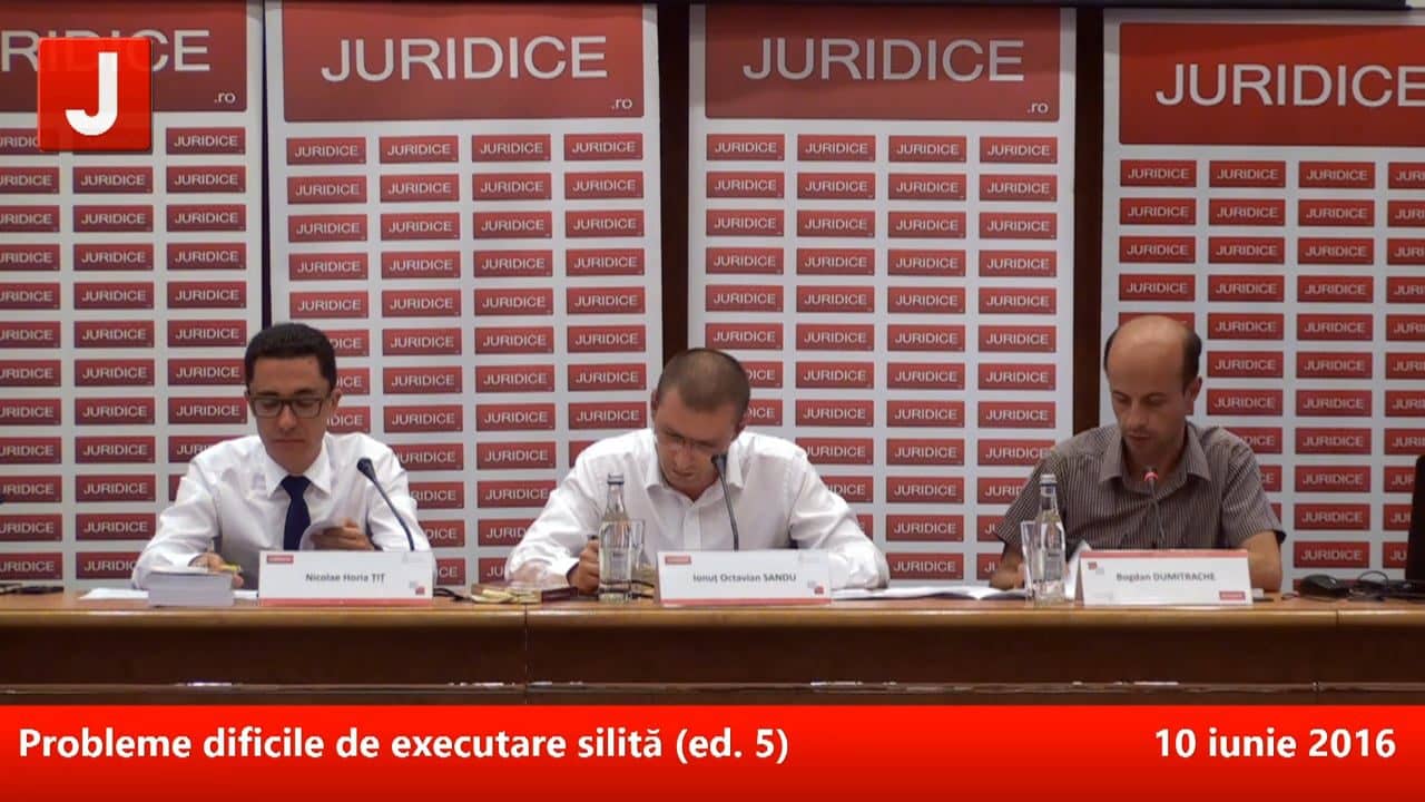 Probleme dificile de executare silită (ed. 5) | PANEL 3