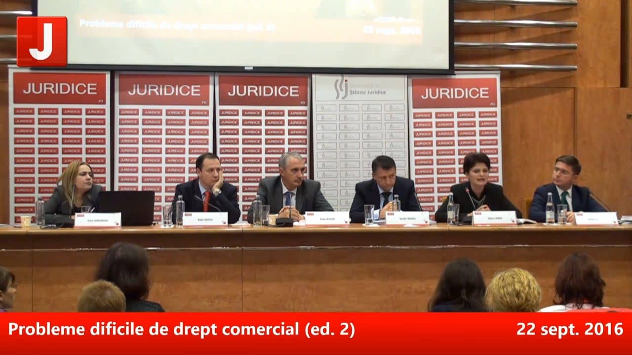 Probleme dificile de drept comercial (ed. 2)  | PANEL 2