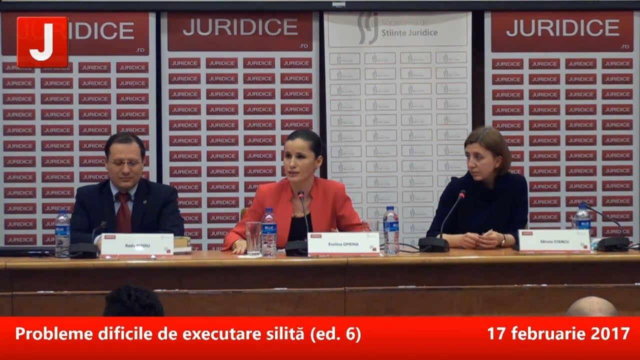 Probleme dificile de executare silită (ed. 6) | PANEL 2