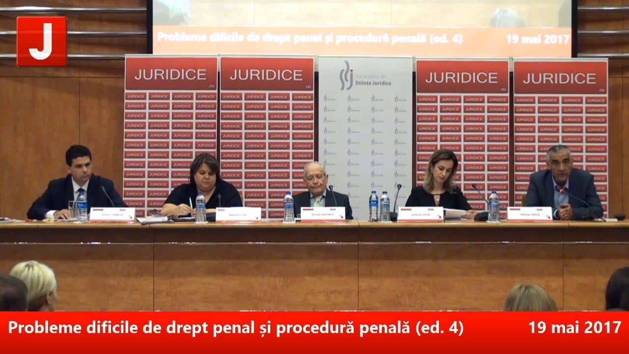 PPDP și PP (ed. 4). Corectarea Codurilor Penale de către Curtea Constituțională CONFERINȚA NICOLAE VOLONCIU | PANEL 1