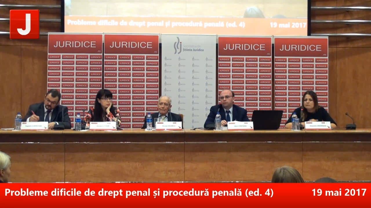 PPDP și PP (ed. 4). Corectarea Codurilor Penale de către Curtea Constituțională CONFERINȚA NICOLAE VOLONCIU | PANEL 3