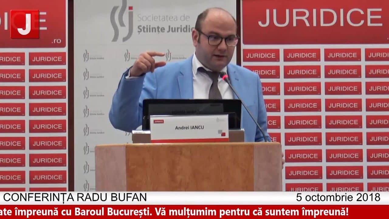 Andrei Iancu  | Probleme dificile de drept fiscal (ed. 5). CONFERINȚA RADU BUFAN