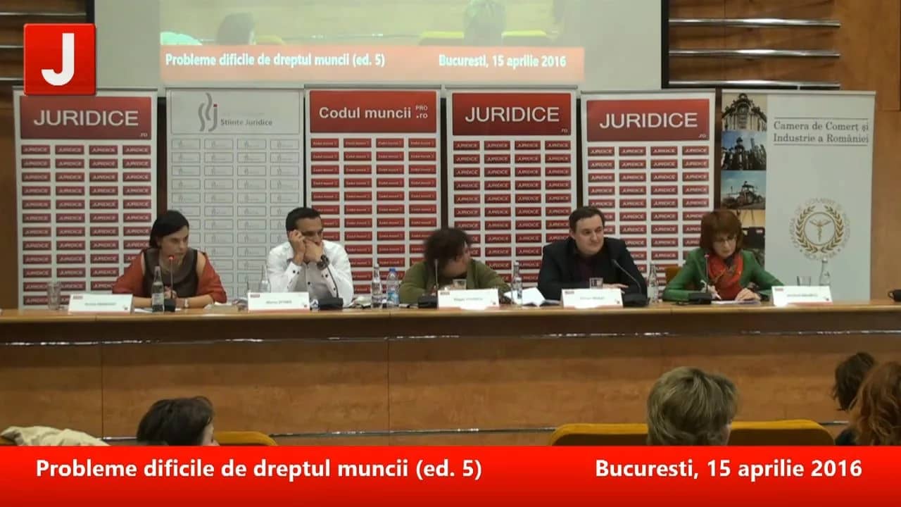 Probleme dificile de dreptul muncii (ed. 5) | PANEL 4