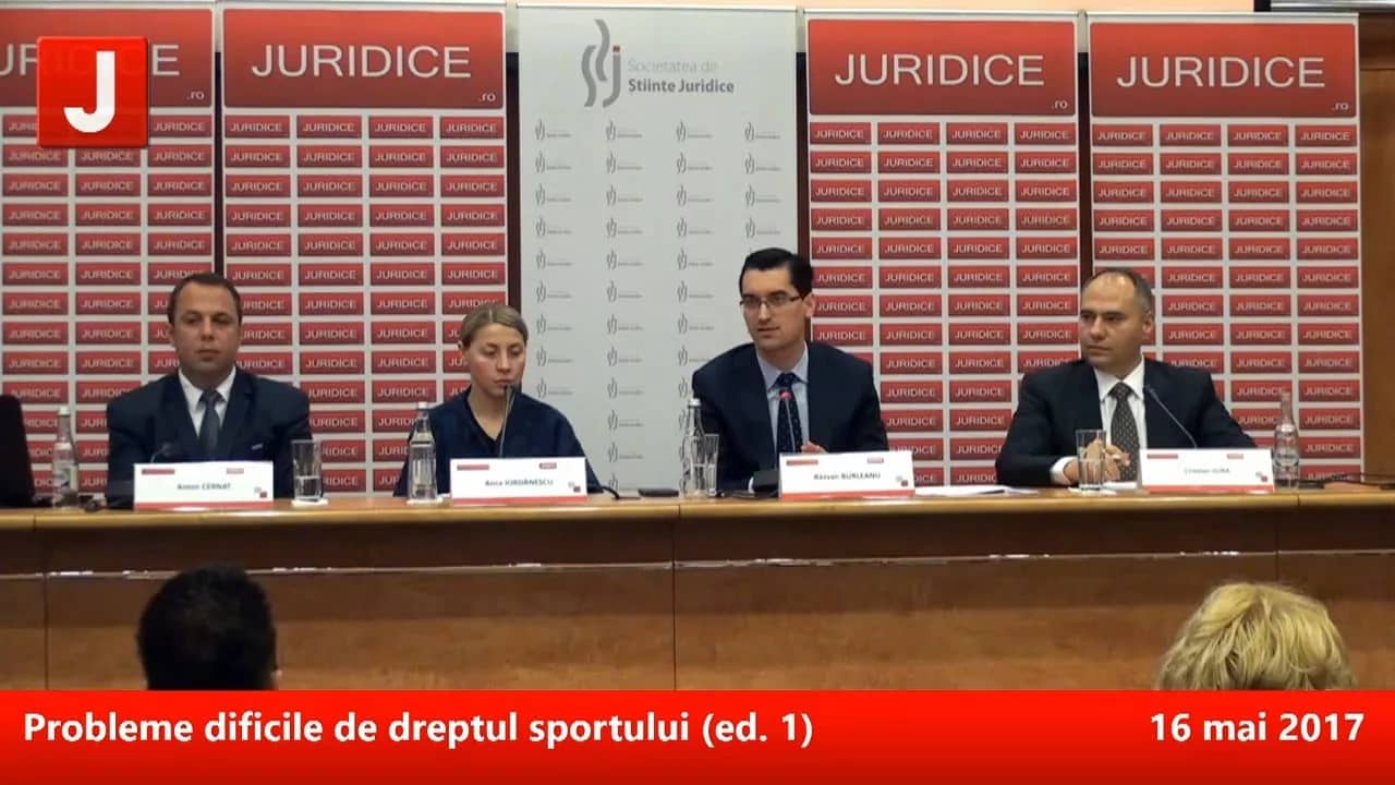 Probleme dificile de dreptul sportului (ed. 1) | PANEL 1