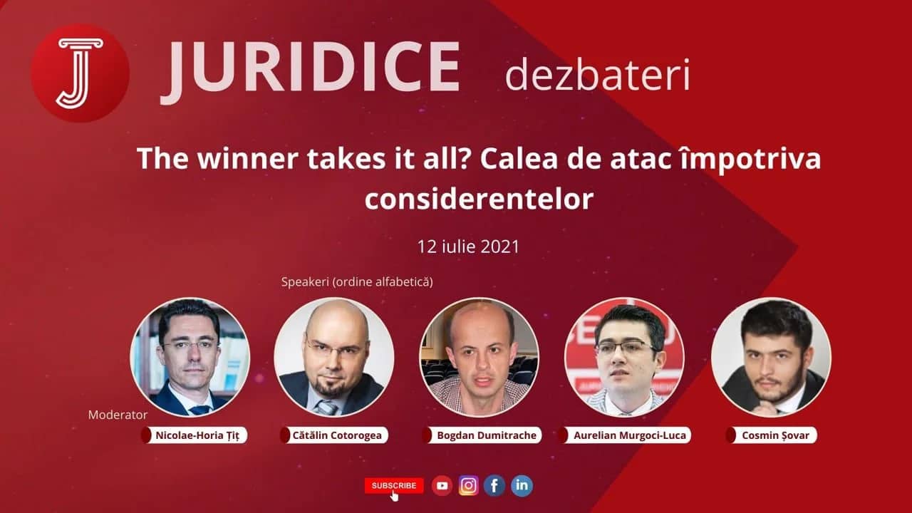 The winner takes it all? Calea de atac împotriva considerentelor (ediția 475)