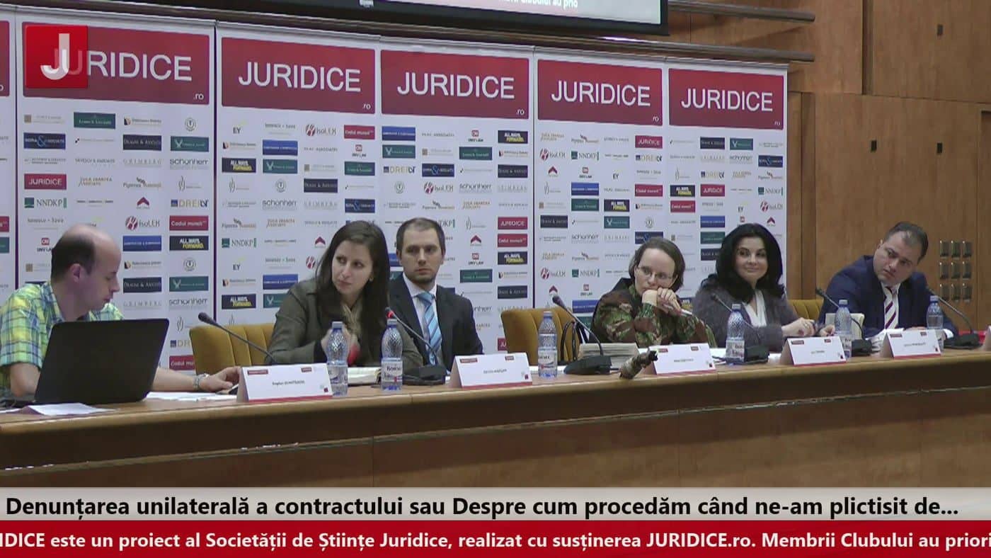 Denunțarea unilaterală a contractului sau Despre cum procedăm când ne-am plictisit de celălalt… (ediția 47)