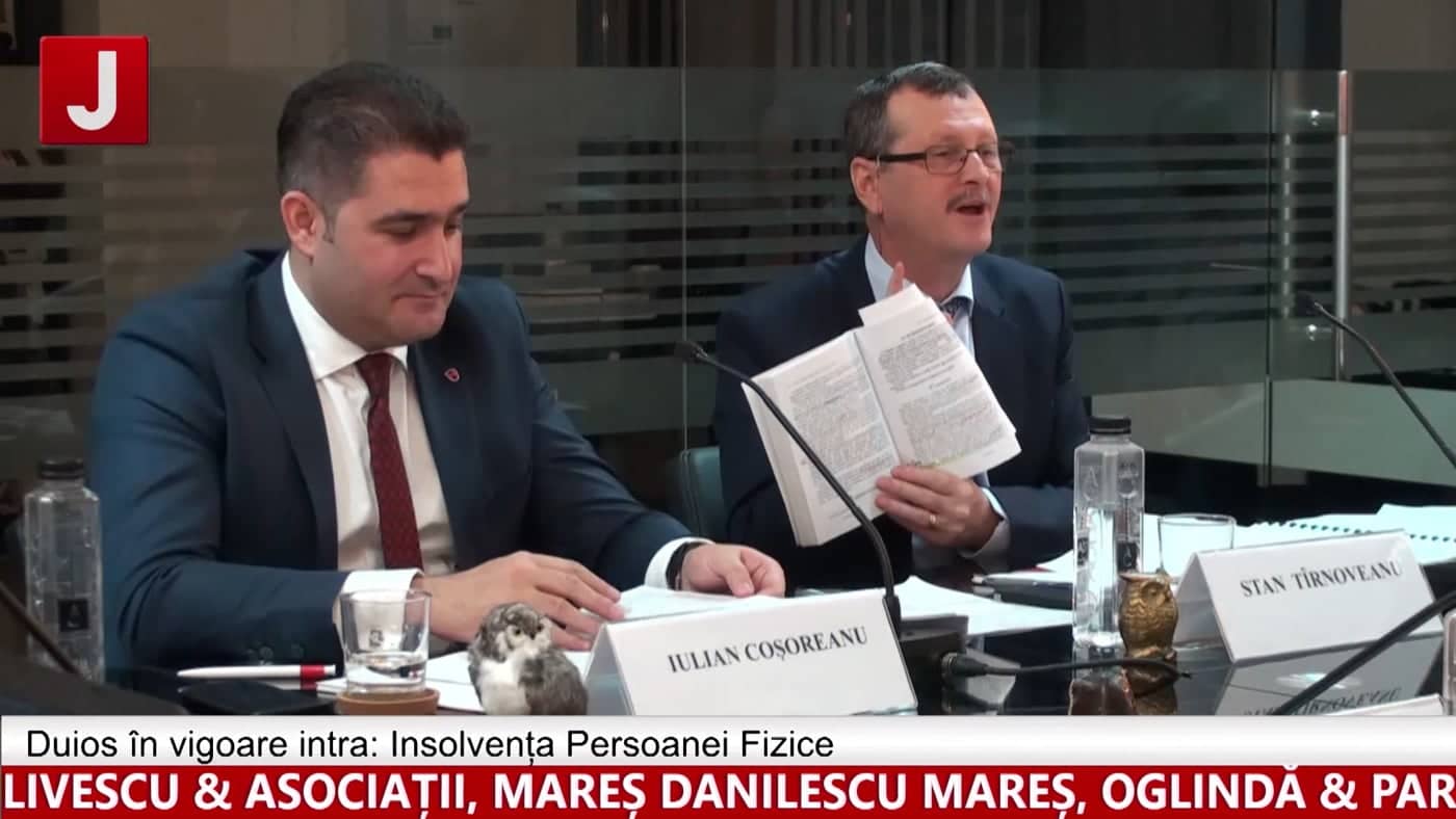 Duios în vigoare intra: Insolvența Persoanei Fizice (ediția 168)