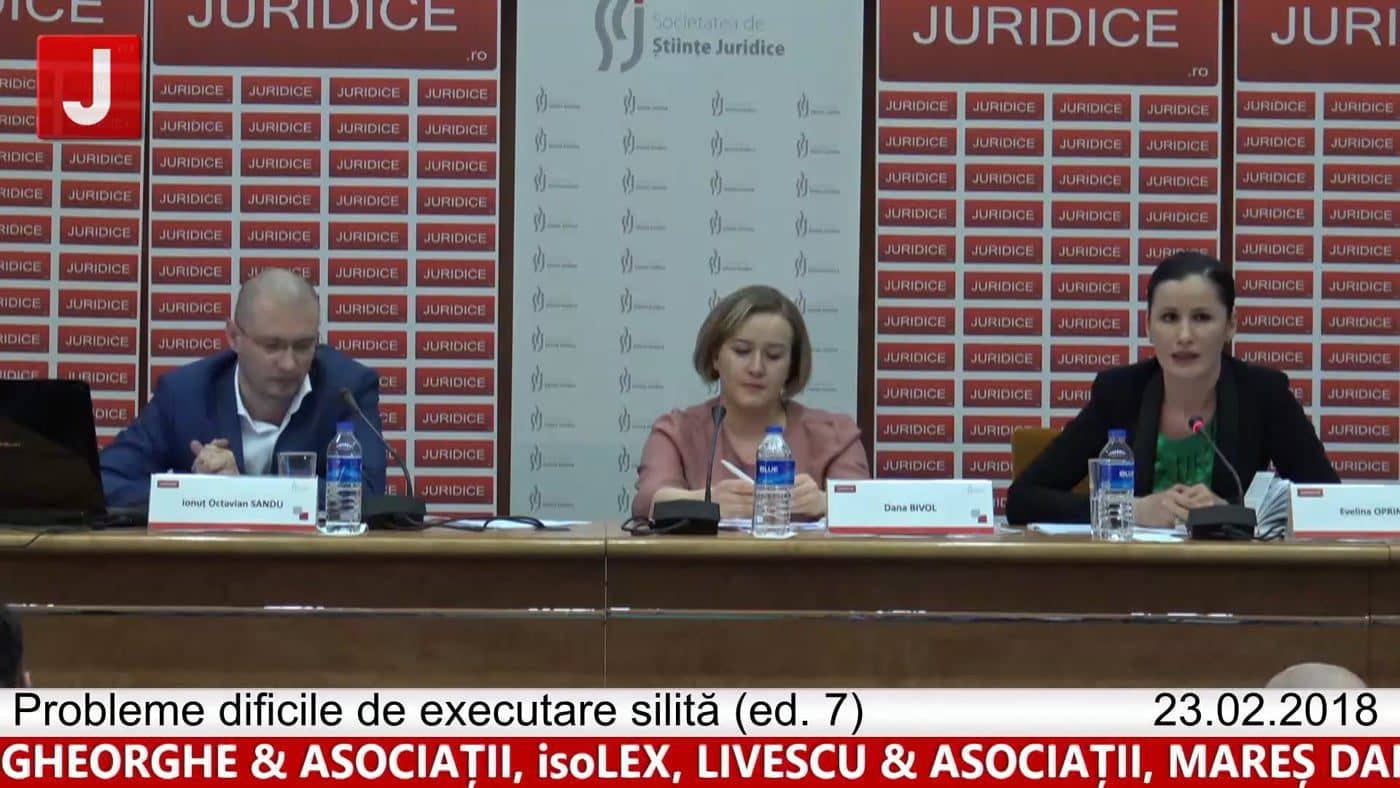 Probleme dificile de executare silită (ed. 7). Dacă doriți să revedeți| PANEL 3