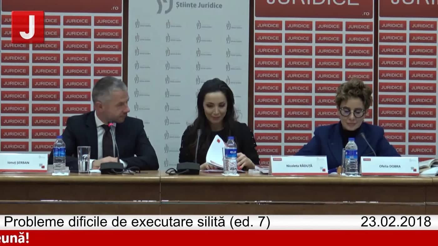 Probleme dificile de executare silită (ed. 7). Dacă doriți să revedeți| PANEL 2