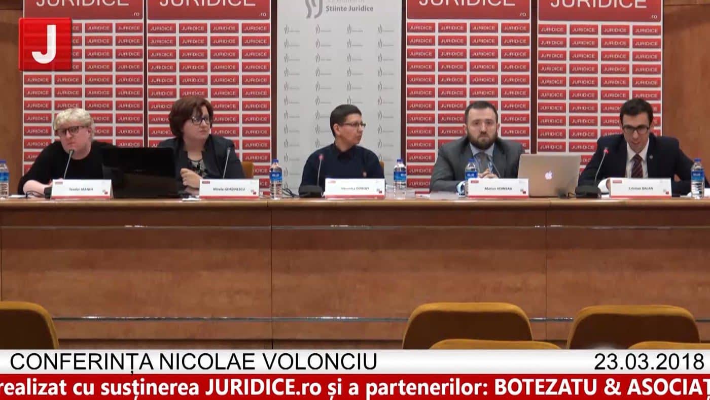 Probleme dificile de drept penal și procedură penală (ed. 5). Drepturile omului în cursul urmăririi penale  | PANEL 4