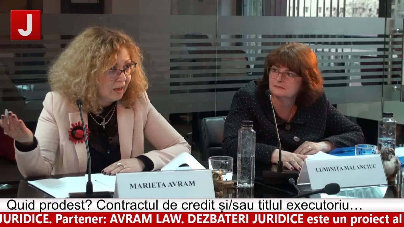 Quid prodest? Contractul de credit și/sau titlul executoriu… (ediția 188)