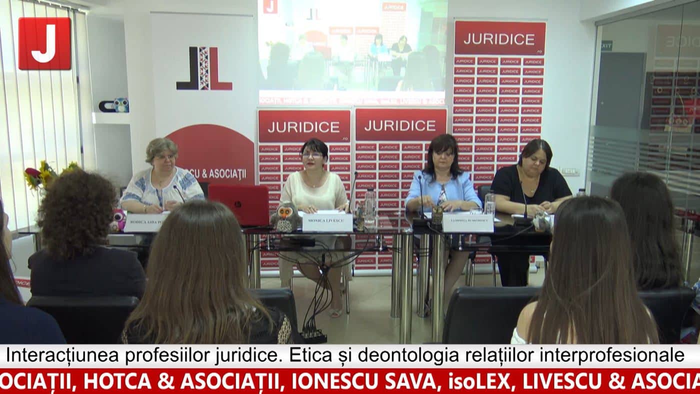 Interacțiunea profesiilor juridice. Etica și deontologia relațiilor interprofesionale (ediția 208)