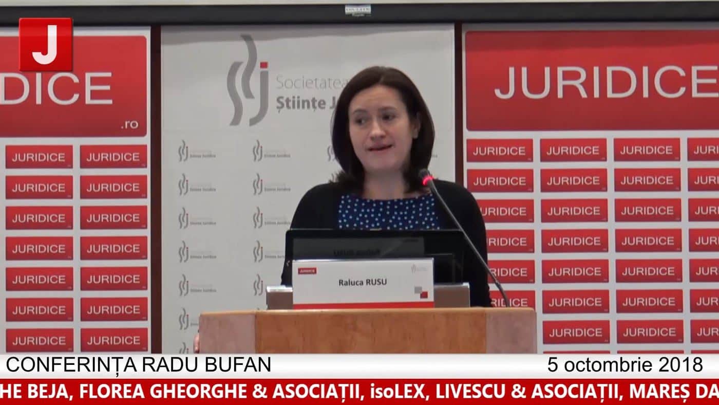 Raluca Rusu | Probleme dificile de drept fiscal (ed. 5). CONFERINȚA RADU BUFAN