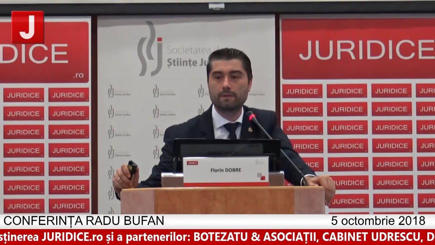Florin Dobre | Probleme dificile de drept fiscal (ed. 5). CONFERINȚA RADU BUFAN