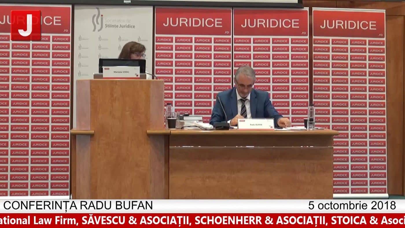 Mariana Vizoli | Probleme dificile de drept fiscal (ed. 5). CONFERINȚA RADU BUFAN