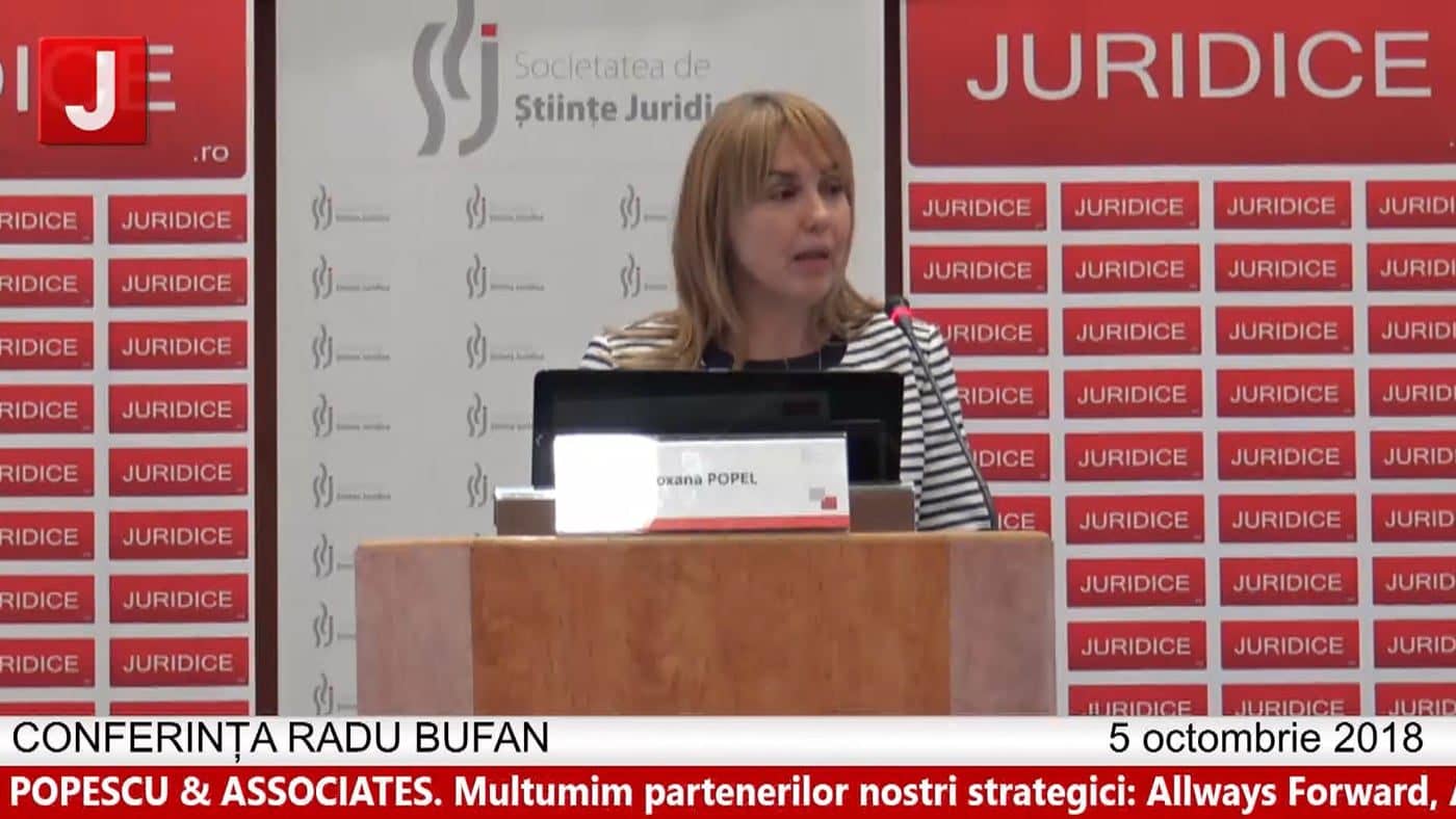 Roxana Popel | Probleme dificile de drept fiscal (ed. 5). CONFERINȚA RADU BUFAN