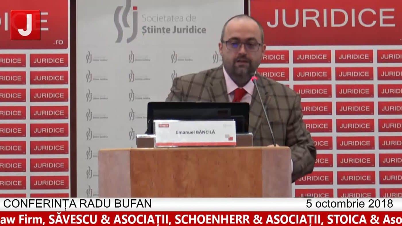 Emanuel Băncila | Probleme dificile de drept fiscal (ed. 5). CONFERINȚA RADU BUFAN