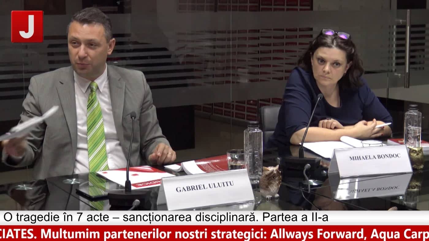 O tragedie în 7 acte – sancționarea disciplinară. Partea a II-a (ediția 229)