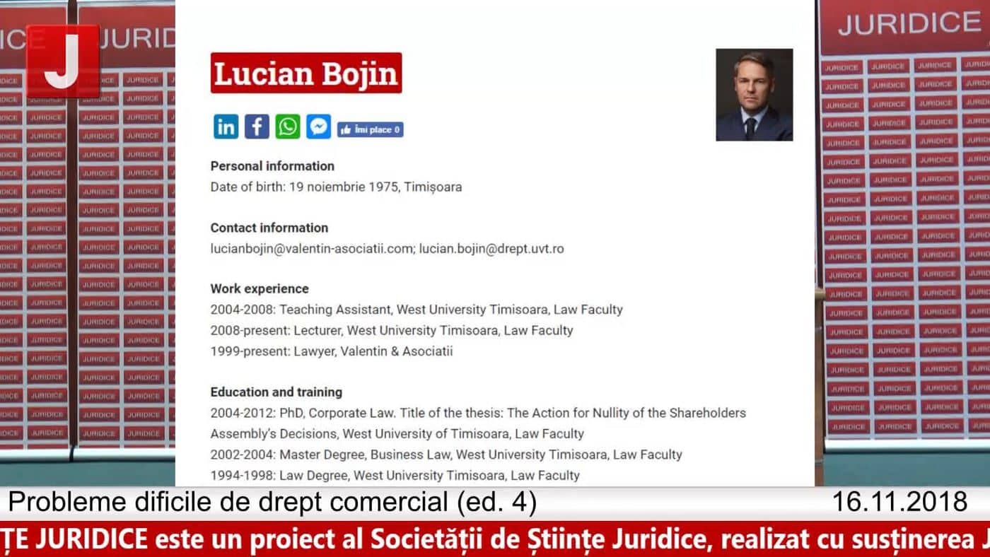 Lucian Bojin | Probleme dificile de drept comercial (ed. 4)