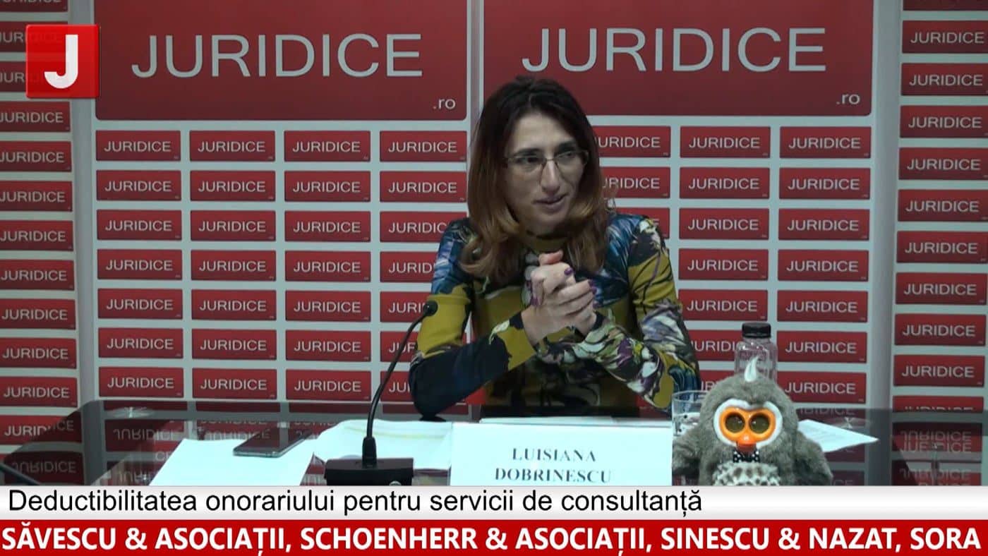 Deductibilitatea onorariului pentru servicii de consultanță (ediția 244)