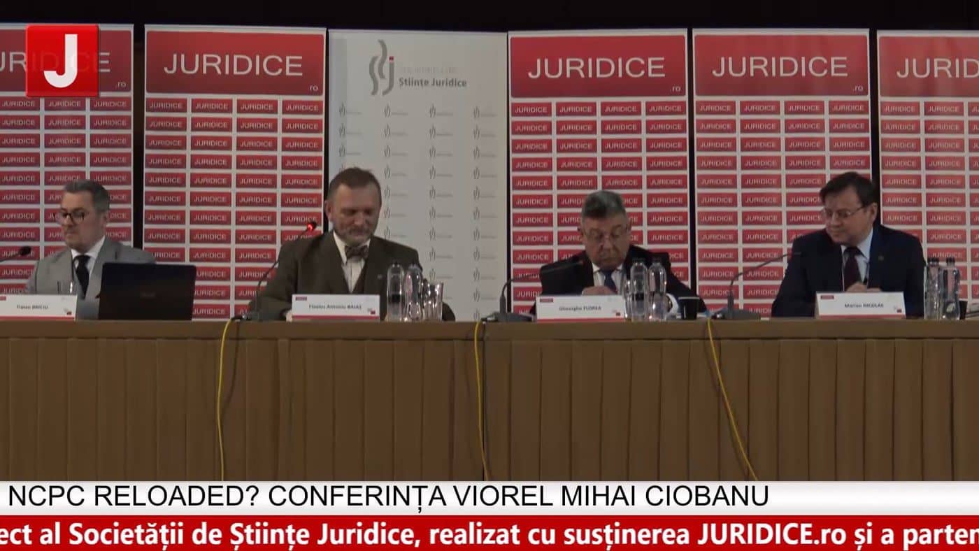 NCPC RELOADED?  CONFERINȚA VIOREL MIHAI CIOBANU | PANEL 1