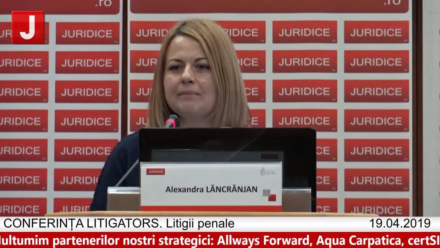 Alexandra Lăncrăjan | LITIGATORS | Drept Penal