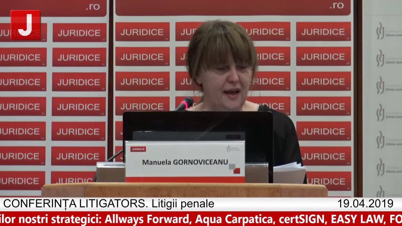 Manuela Gornoviceanu | LITIGATORS | Drept Penal