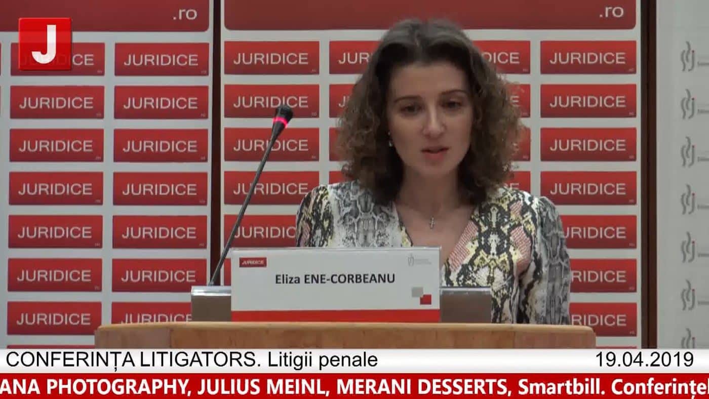 Eliza Ene Corbean | LITIGATORS | Drept Penal