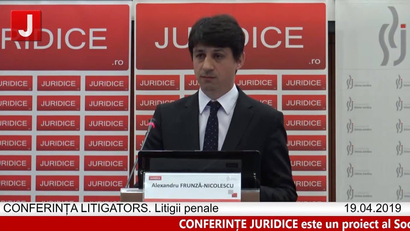 Alexandru Frunză Nicolescu | LITIGATORS | Drept Penal