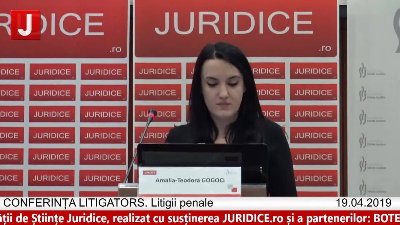 Amalia Teodora Gogoci  | LITIGATORS | Drept Penal
