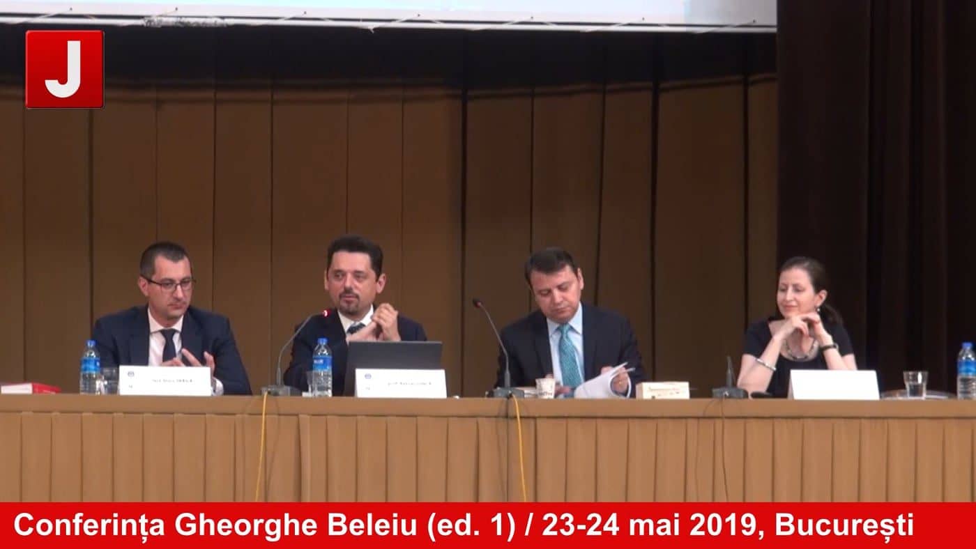 Conferința Gheorghe Beleiu (ed. 1) / 23-24 mai 2019, București | ZIUA 2 |  PANEL 2 |